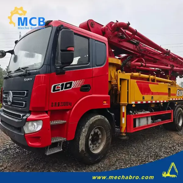No. 251216P788, 2021 Sany 39m concrete pump truck
