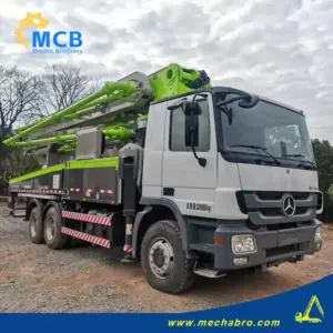 No. 251217P789, 2021 zoomlion 47m concrete pump truck