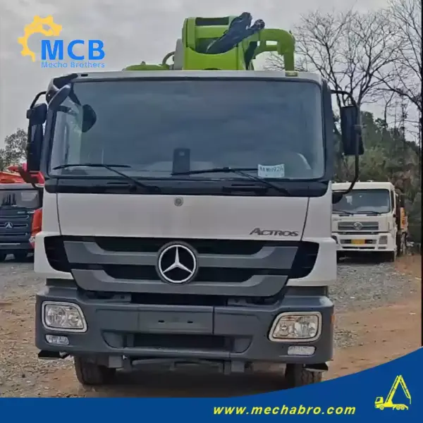 No. 251217P789, 2021 zoomlion 47m concrete pump truck