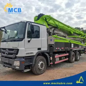 No. 251217P789, 2021 zoomlion 47m concrete pump truck