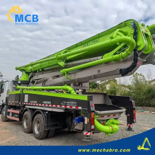 No. 251217P789, 2021 zoomlion 47m concrete pump truck