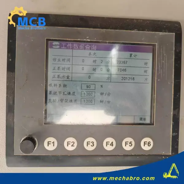 No. 251217P789, 2021 zoomlion 47m concrete pump truck