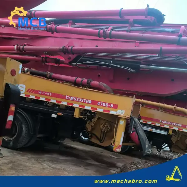 No.251224P791, 2019 Sany 47m concrete pump truck