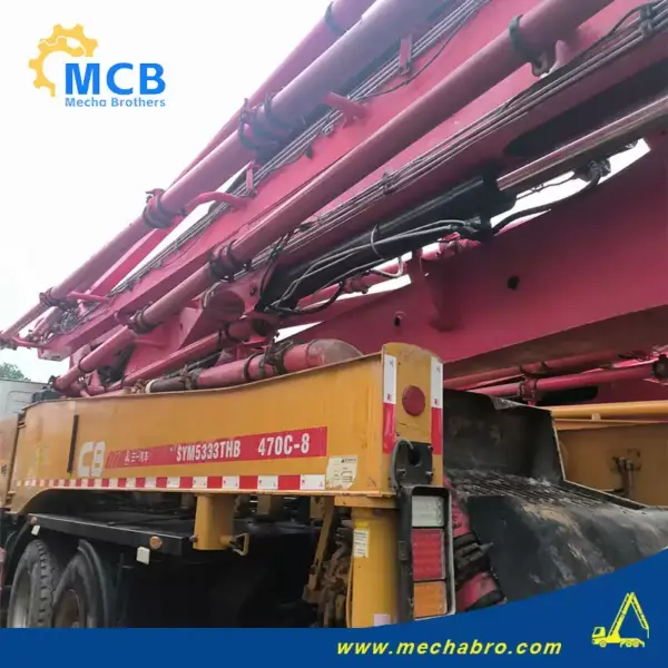 No.251224P791, 2019 Sany 47m concrete pump truck