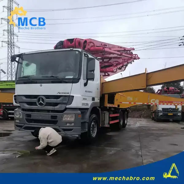 No.251224P791, 2019 Sany 47m concrete pump truck