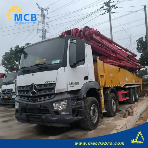 No. 251224P792, 2021 Sany 56m concrete pump truck