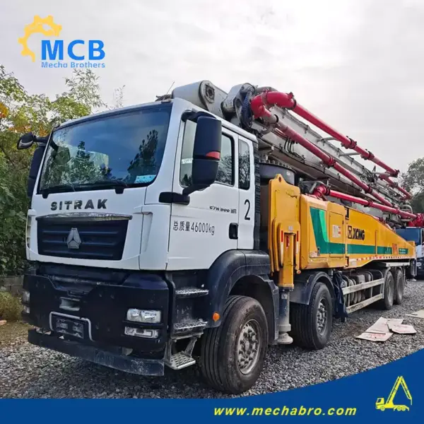 No. 251226P793, 2022 XCMG 62m concrete pump truck