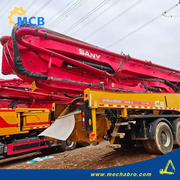 No.260305P801, 2020 Sany 49m concrete pump truck