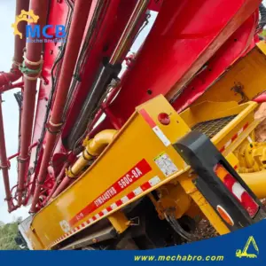 No.260305P802, 2019 Sany 56m concrete pump truck