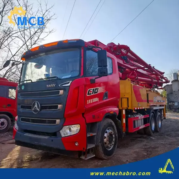 No.260312P803, 2022 Sany 43m concrete pump truck