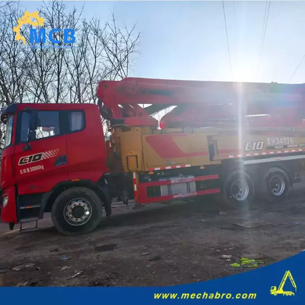 No.260312P803, 2022 Sany 43m concrete pump truck
