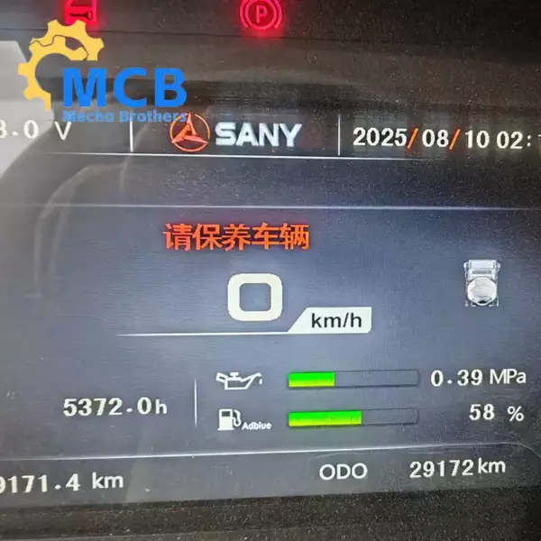 No.260319P804, 2021 Sany 49m concrete pump truck