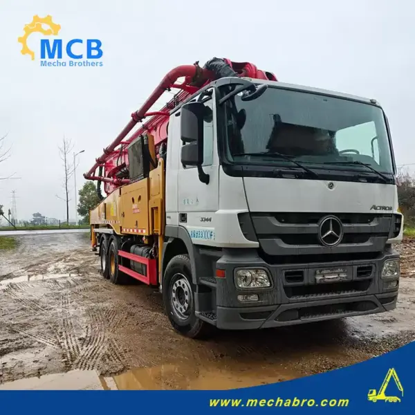 No.260324P805, 2019 Sany 49m concrete pump truck